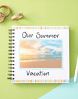 8X8 Inch Scrapbook Photo Album for Family Photos, Wedding Guest Book, Anniversary (40 Sheets)