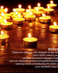 Candle Wicks 100 Pcs 6 Inch with 30Pcs Candle Wick Stickers and 10 Pcs Wooden Candle Wick Centering Device for Soy Beeswax Candle Making and Candle DIY