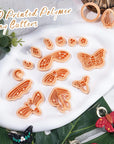 Luna Moth Polymer Clay Cutters - 16 Shapes Clay Cutters for Earrings, Moth Shapes Clay Cutters for Polymer Clay Jewelry Making, Mystical Drop Dangle Earrings Clay Earring Cutters
