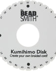round Kumihimo Disk, 6 Inch Diameter, 3/8” Thick Dense Foam, Jewelry Tools for Braiding, 1 Disks