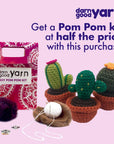 - Crochet Kit for Beginners to Intermediate | Cactus DIY Crochet Amigurumi - Crochet Kit Include Pattern, Yarn, Crochet Hook, Stuffing and Knitting Needles