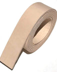 Natural Veg Tan 8/9 Ounce Leather Belt Blank, Long Strip 1.5" X 60"