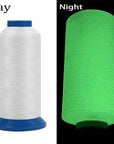 3000Yards / 2700M Glow in the Dark Embroidery Thread (White)
