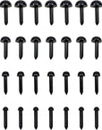 480Pcs Black Needle Felting Eyes 3Mm 4Mm 5Mm 6Mm Plastic Doll Eyes without Washers Small Craft Eyes for Needle Felting Plush Animal Sewing Making