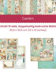 Stamperia Intl Scrapbooking Paper, Multi-Colored 10 Pack