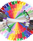 80Pcs 7 Inches 9 Inches 12 Inches 16 Inches Mixed Nylon Coil Zippers Colorful Sewing Zippers for Tailor Sewing Crafts, 20 Colors