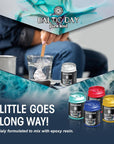 100 Pigment Pastes for Epoxy Resin Set - Pigment Paste - Opaque Resin Pigment - Epoxy Resin Dye Paste - Resin Paste Pigment - Resin Paste - Epoxy Resin Color Pigment Paste - Mica Powder Paste