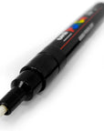 - Ultra Fine to Fine Paint Marker Pens Set - PC-1MR, PC-1M, PC-3M - Black Ink - Pack of 3