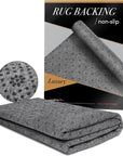 80" X 80" Non Slip Area Rug Pad, Non Skid Rug Backing for Carpet Premium Thick Rug Gripper for Hardwood Floors Ideal Rug Tufting Gun Supplies Rug Making