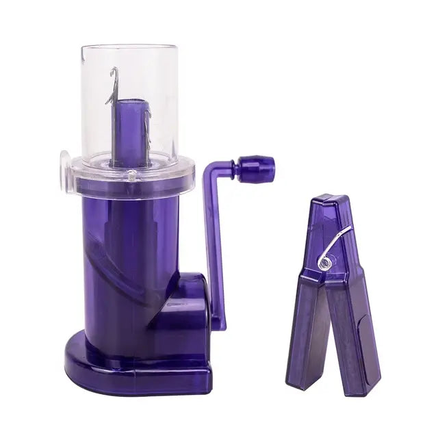 Portable Hand Knitting Machine Embellishment Knit Loom with Hand Crank Hand-Knitted Braided DIY Sweaters and Scarves Accessories