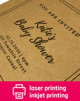 25 Sheets, Brown Kraft Cardstock, 200 GSM (75 Lb. Cover), 8.5 X 11 Inches