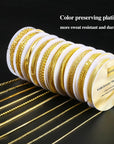 Gold Necklace Chains for Jewelry Making, 75.5 Feet 10 Rolls Jewelry Chains for DIY Necklace Bracelet Jewelry Making with Jump Rings/Lobster Clasps/Connectors