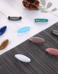 32 Pcs Scarf Safety Pins,Colorful Hijab Pins,Plastic Hijab Clip Bulk,Fashion Brooches and Pins for Girls Women(21 Colors)