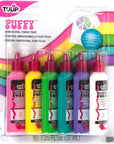 17581 Dimensional Metallic Fabric Paint, 6-Pack (Puffy)