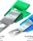 Small Magic Clip Sewing and Quilting Clips 24 Piece Set - Quilting Supplies and Notions - Sewing Accessories and Supplies
