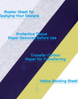 Tattoo Transfer Paper, 35 Sheets Stencil Transfer Paper for Tattooing, A4 Size