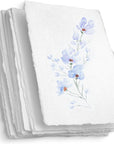Handmade Deckle Edge Paper - A5-5.8 X 8.3 - Great for Paint, Greeting Cards, Invitations, Printer, Watercolor, Writing - 150Gsm Textured Paper with Raw Edge for Art and Crafts