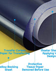38 Sheets Tattoo Transfer Paper, Stencil Paper for Tattooing, 8 1/4" X 11 3/4"