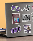 Beetlejuice 50Ct Vinyl Large Deluxe Stickers Variety Pack - Laptop, Water Bottle, Scrapbooking, Tablet, Skateboard, Indoor/Outdoor - Set of 50