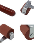 Rubber Brayer, Brayer Ink Roller, Soft Rubber Brayer Roller with Wooden Handle