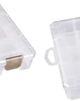 Floss Finder Box: Clear Sewing Organizer with 6 Compartments, 12 Dividers, Durable - Perfect for Embroidery Floss and Small Sewing Supplies Storage