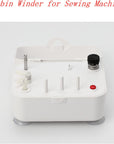 Bobbin Winder for Sewing Machines Easy to Carry Portable Automatic Bobbin Winding Machine with 25Pcs Plastic Bobbins for Sewing and Crafts Use