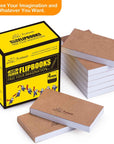 Premium Blank Flip Book Paper, 4 Pack(90 Sheets, 180 Pages per Pack) No Bleed Flip Books Kit, 4.5" X 2.5" Animation Paper for Animation, Sketching, Cartoon Creation