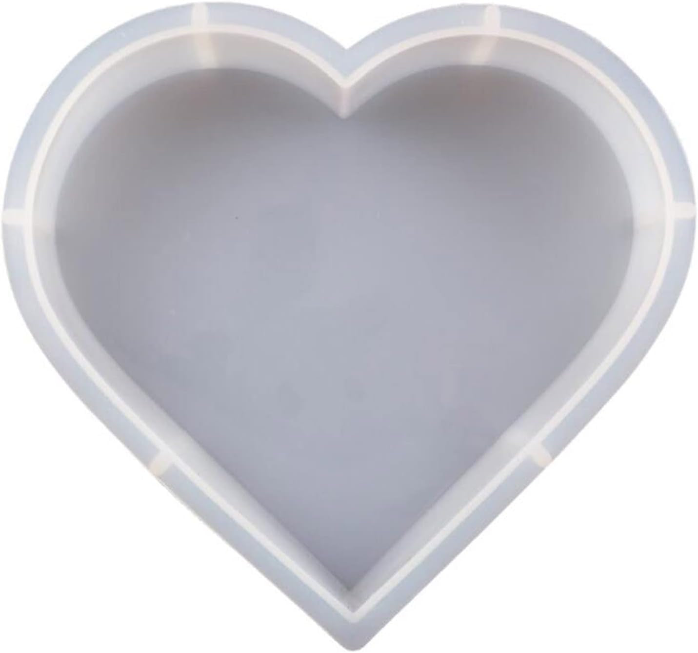 Resin Silicone Molds Large Heart Hexagon Resin Molds Deep Epoxy Resin Mold for Flowers Preservation Resin Art Resin Casting DIY (A-Heart)