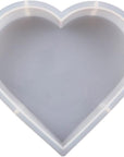 Resin Silicone Molds Large Heart Hexagon Resin Molds Deep Epoxy Resin Mold for Flowers Preservation Resin Art Resin Casting DIY (A-Heart)