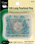 132 Pearlized Pins, Petite, White, 3/4-Inch (150-Count)