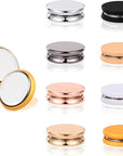 8Pcs Hijab Magnetic Pins, Strong Clothes Hijab Magnets Multi-Purpose Colorful Magnetic Scarf Clasp Pinless Brooch Hijab Pins Buttons for Women Clothing Dress Scarves (Matte+Plating)