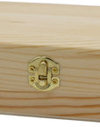 Unfinished Wood Craft Box – Light Unfinished Wood with Clasp – Make Your Own Gift Box, Jewelry Box, Photo Box - Decorate with Paint, Ribbon, Decoupage and More – 6" X 4" X 2"
