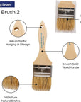- Chip Paint Brushes - 36-Pack - 2 Inch Chip Brush for Paints, Stains, Varnishes, Glues, & Gesso