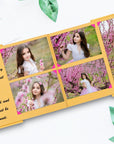 Scrapbook Albums, 6 X 8 Inches DIY Photos Collection by LUNIQI, Accordion Stretchable Folding Kraft Paper for Wedding Anniversary, Valentines Day, Love Memory