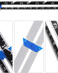 Sewing Gauge Sewing Measuring Tool, 5-In-1 Sliding Gauge Measuring Sewing Ruler Tool Fabric Quilting Ruler for Knitting Crafting Sewing Beginner Supplies (4 Pieces)