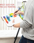 - Paper Palette Pad - 50 Removable and Disposable Sheets for Painters - 80Gsm, 24Lb - Paint Mixing Palette for All Paints (Oil, Acrylic, Watercolor,...)