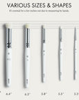 ARTIFY Drybrush Set of 5 Sizes: Expert Series Dry Brush for Effortless Miniature, Model, Ceramics, Citadel Painting - Hobby Detail Small Acrylic Oil Paint Brushes for Tabletop & Wargames Miniatures