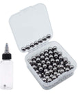 120 Pcs Paint Mixing Balls Stainless Steel Mixing Agitator Balls for Mixing Model Paints, 5.5Mm/Apr. 0.22”