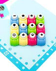 12Pcs Craft Hole Punch Shapes Set,Small Paper Puncher for Kids,Single Crafting Scrapbook Punches,Star,Butterfly,Leaf,Christmas Tree.Heart,Tag Stamp Cards Mini Cutter Nail Arts Crafts Punchers Supplies