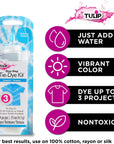 One-Step Tie-Dye Kit  Fabric Dye Open Stock 21548 Fdy Opstk Turquoise 3/36, as Detailed