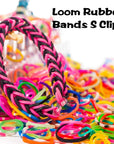 400Pieces Colorful S Clips Rubber Band Loom Band S Clips Plastic Connectors Supplement Kit for Loom Bracelets and DIY Bracelet Making (400-Colorful)
