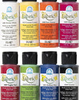 Brush on Fabric Acrylic Paint Beginner Set (2-Ounce),