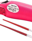 Heat Gun, Crafts Heating Tool Epoxy Resin Molds Silicone Embossing Craft Dryer Paint Blower for Acrylic Pouring Bubble Buster Small Art Heater Blow Guns (Pink)