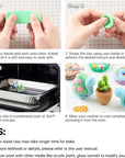 Oven-Bake Modeling Clay Kit - 50 Colors with 19 Tools, 10 Accessories - Non-Toxic, Non-Sticky - Ideal DIY Art Craft Gift for Kids & Adults