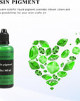 Jade Green Epoxy Resin Color Dye Colorant Liquid Epoxy Resin Pigment,60Ml,Translucent
