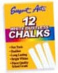 66-2012 12-Count White Dustless Chalk