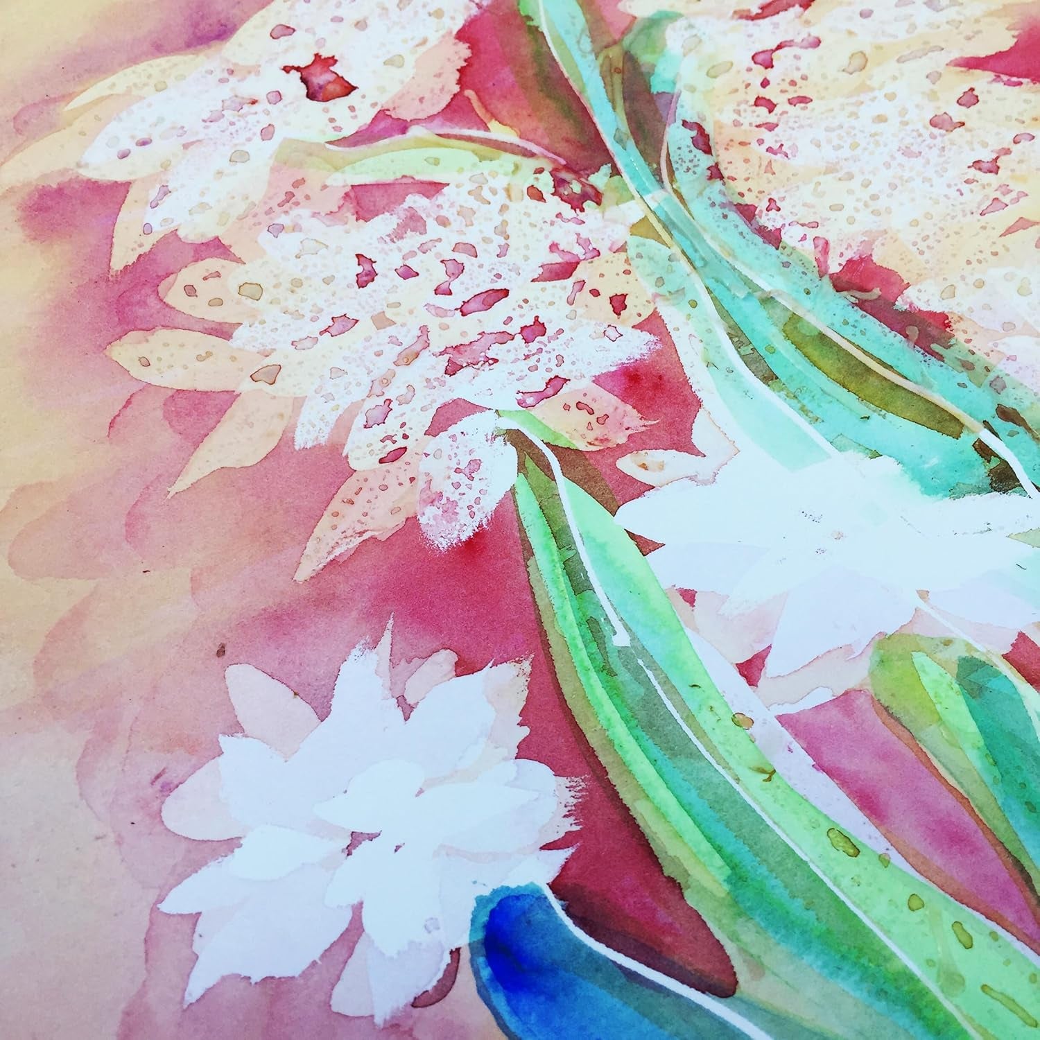 Masking Fluid Paint Brushes (Set of 10) - Watercolor Brushes Contains Synthetic Hair W/Short Wood Handles