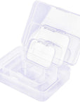 28 Pieces Mixed Sizes Rectangular Empty Mini Plastic Storage Containers with Lids for Small Items and Other Craft Projects (Clear)
