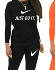 Two Piece Crew Neck Legging Outfits