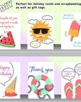 4 Sheets Sentiments Rubber Clear Stamps Set Clear Stamps for Card Making and 3 Pcs Acrylic Stamp Block Tools with Grid Lines Happy Rubber Birthday Stamps Craft Supplies for Diy Scrapbooking Journaling